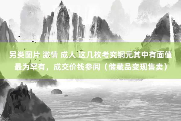 另类图片 激情 成人 这几枚考究铜元其中有面值最为罕有，成交价钱参阅（储藏品变现售卖）